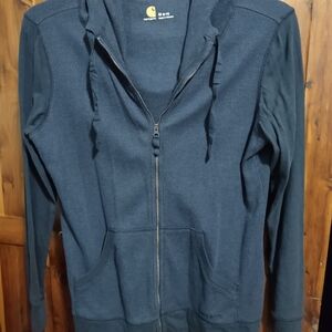 Carhartt Women's Navy Zip-Up Hoodie